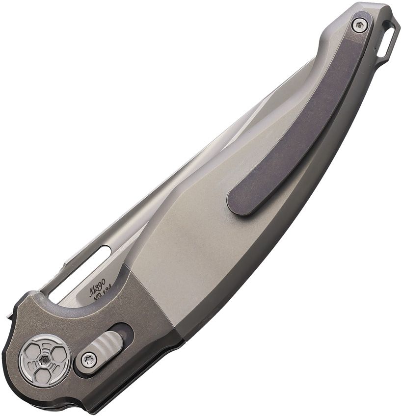 RKPRED2P Rike Knife Predator 2 Crossbar Lock Gray