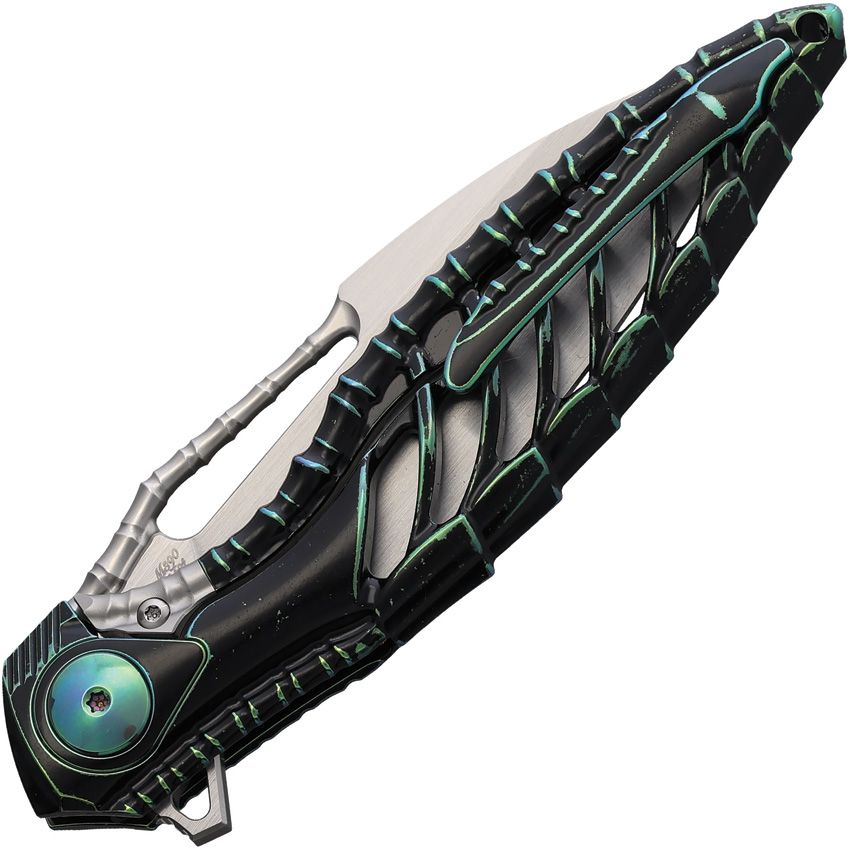 RKTHOR6MBG Rike Knife Thor 6 Framelock Green