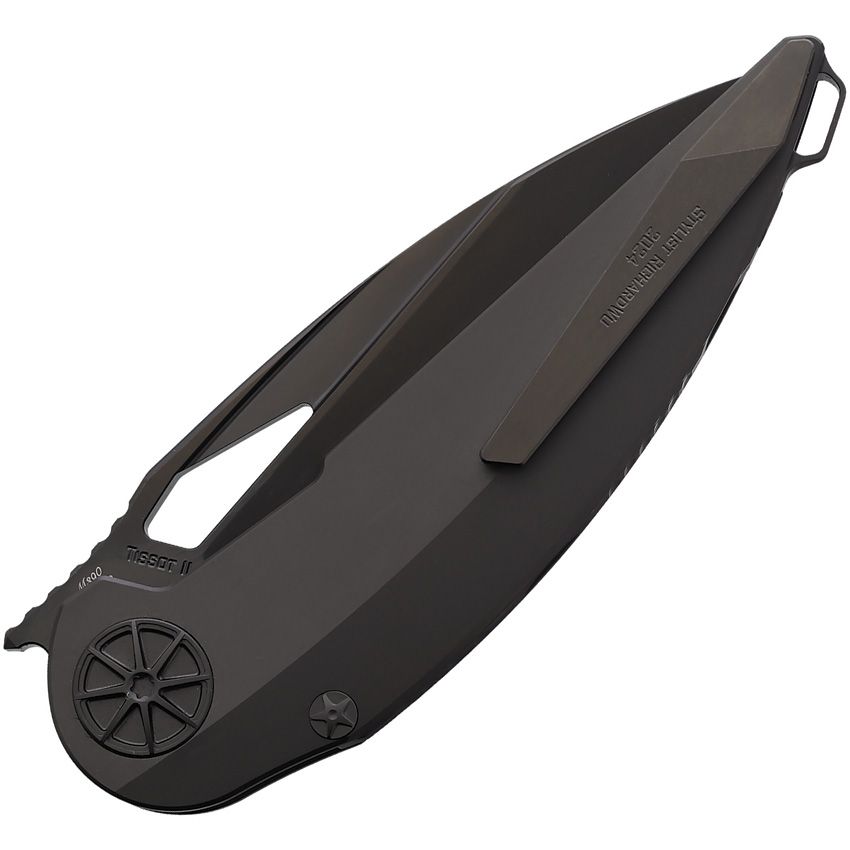 RKTISSOT02B Rike Knife Tissot 2 Linerlock Black DLC