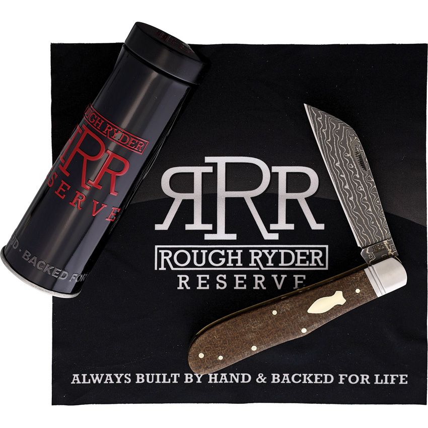 RRR024D Rough Ryder Reserve Granddaddy Folder Damascus