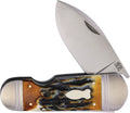 RRR040CB Rough Ryder Reserve Ghost Fish Brown Stag Bone