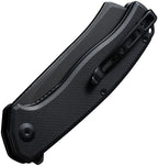 S20057C1 Sencut Traxler Linerlock Black G10