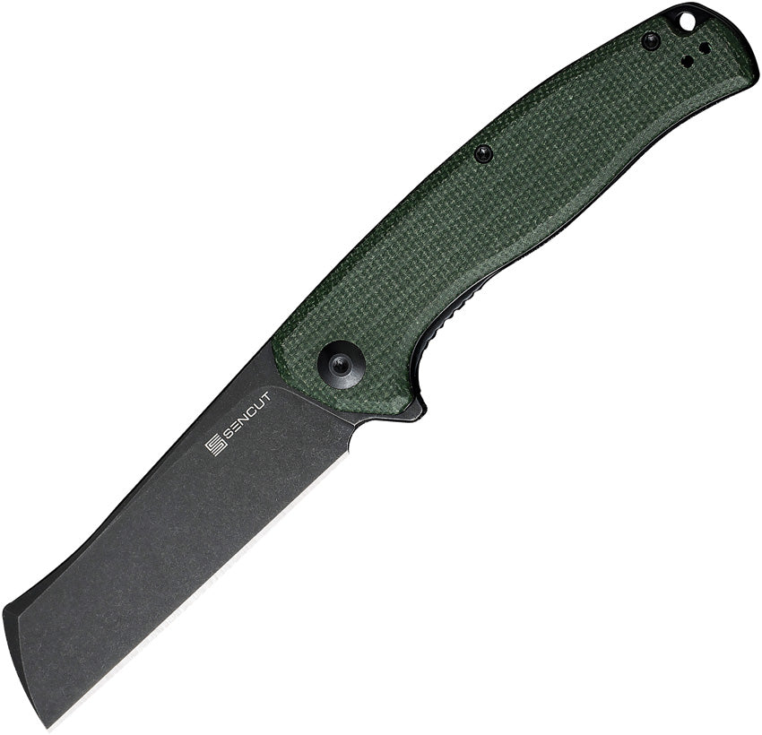 S20057C4 Sencut Traxler Linerlock Green Mic