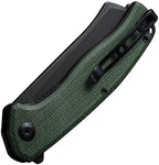 S20057C4 Sencut Traxler Linerlock Green Mic