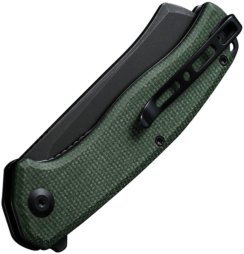 S20057C4 Sencut Traxler Linerlock Green Mic