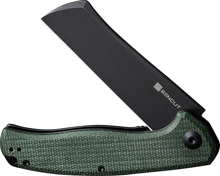 S20057C4 Sencut Traxler Linerlock Green Mic
