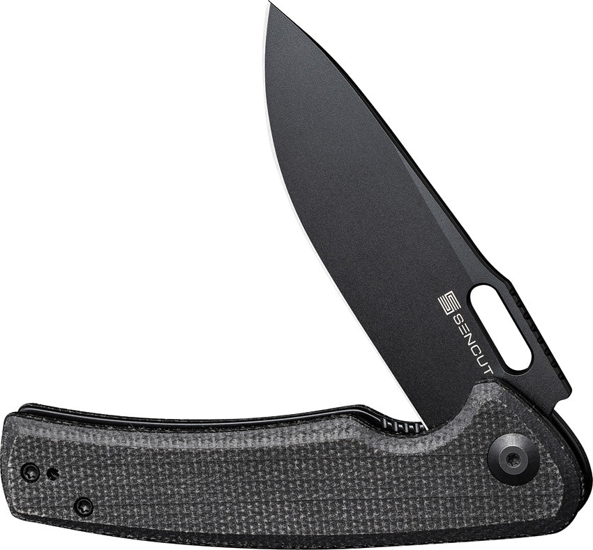 S200653 Sencut Vesperon Linerlock Black Mic