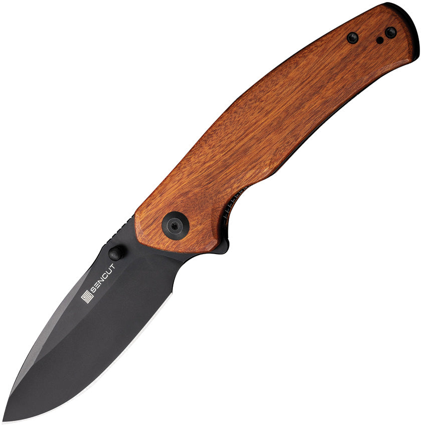 S200664 Sencut Slashkin Linerlock Wood