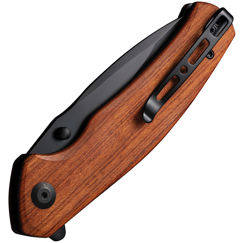 S200664 Sencut Slashkin Linerlock Wood