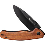 S200664 Sencut Slashkin Linerlock Wood