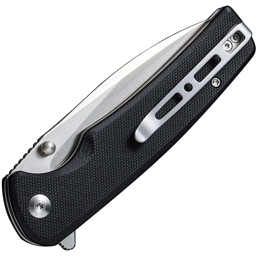 S210075 Sencut Sachse Button Lock Black G10