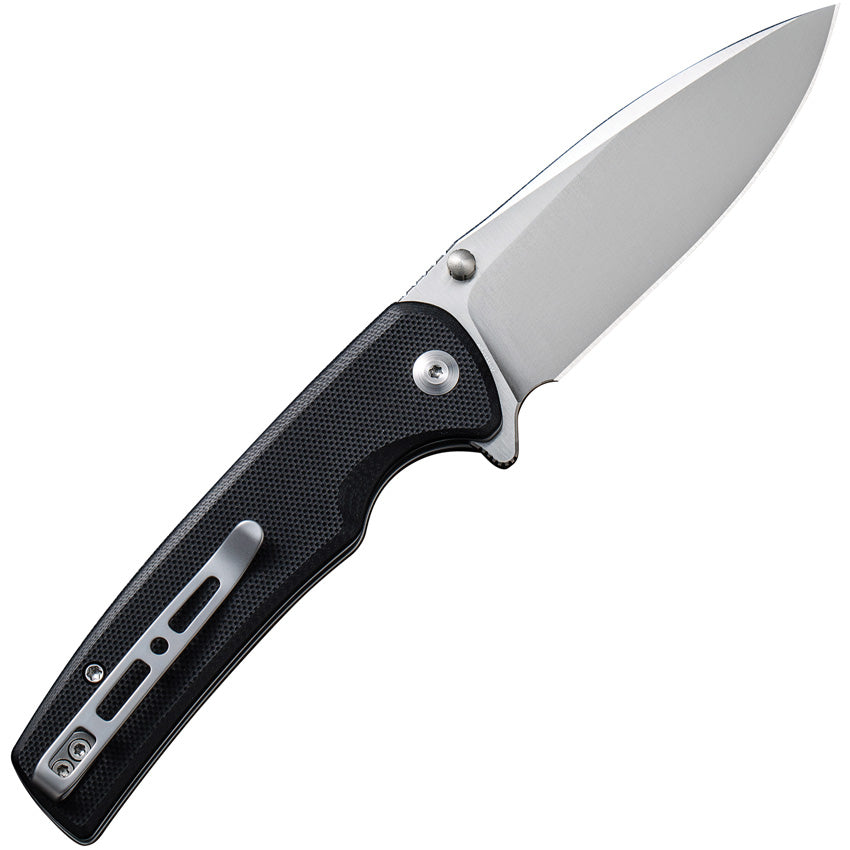 S210075 Sencut Sachse Button Lock Black G10