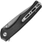 S210122 Sencut Crowley Button Lock Micarta