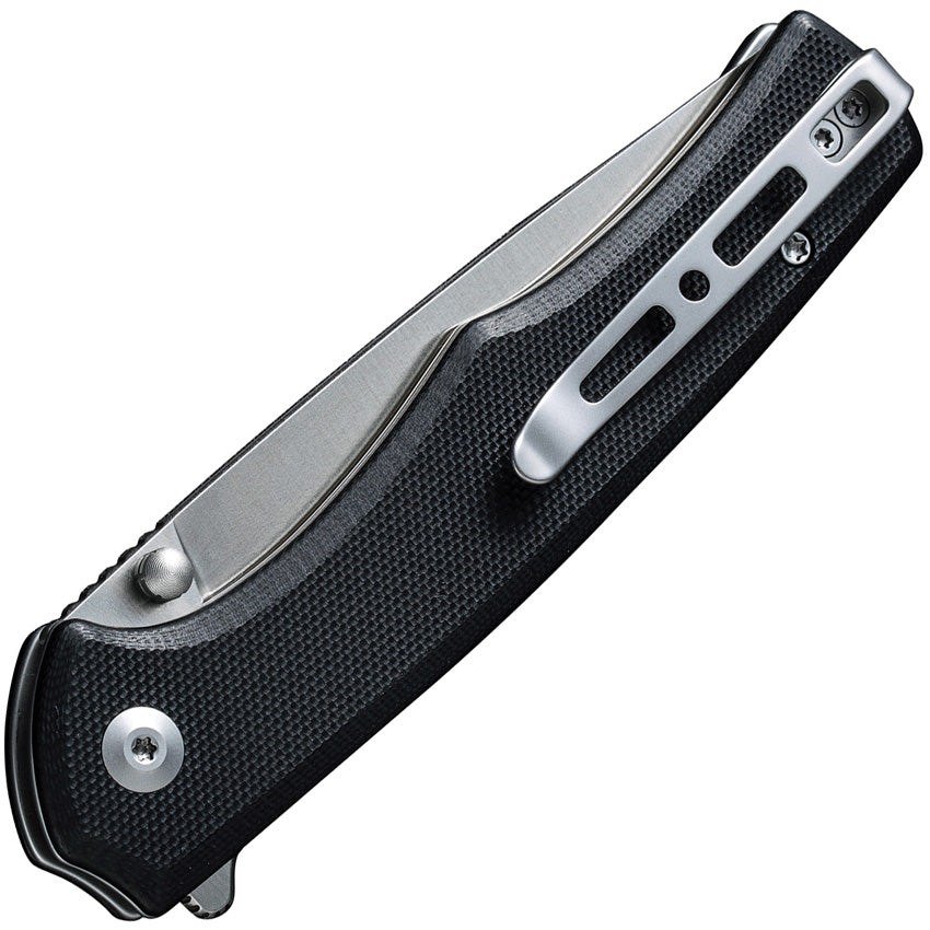 S210124 Sencut Crowley Button Lock Black G10