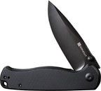 S23054B1 Sencut Errant Linerlock Black G10