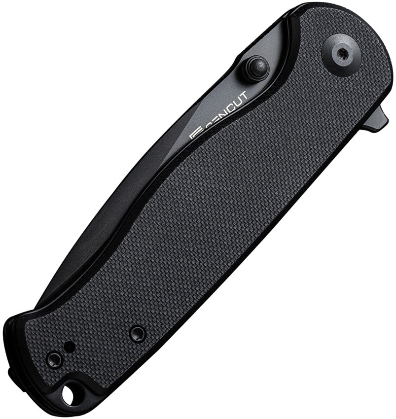 S23054B1 Sencut Errant Linerlock Black G10