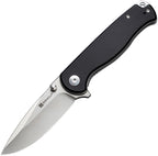 S23054B3 Sencut Errant Linerlock Black Micarta
