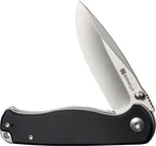 S23054B3 Sencut Errant Linerlock Black Micarta