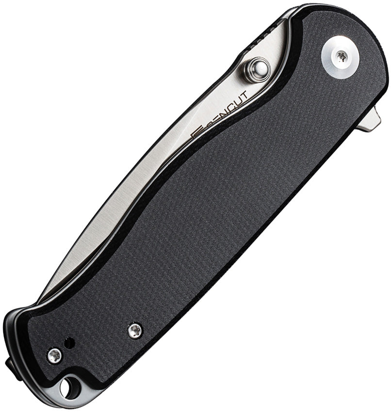 S23054B3 Sencut Errant Linerlock Black Micarta