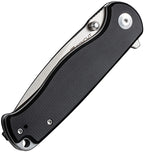 S23054B3 Sencut Errant Linerlock Black Micarta