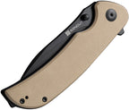 S230772 Borzam Linerlock Tan G10