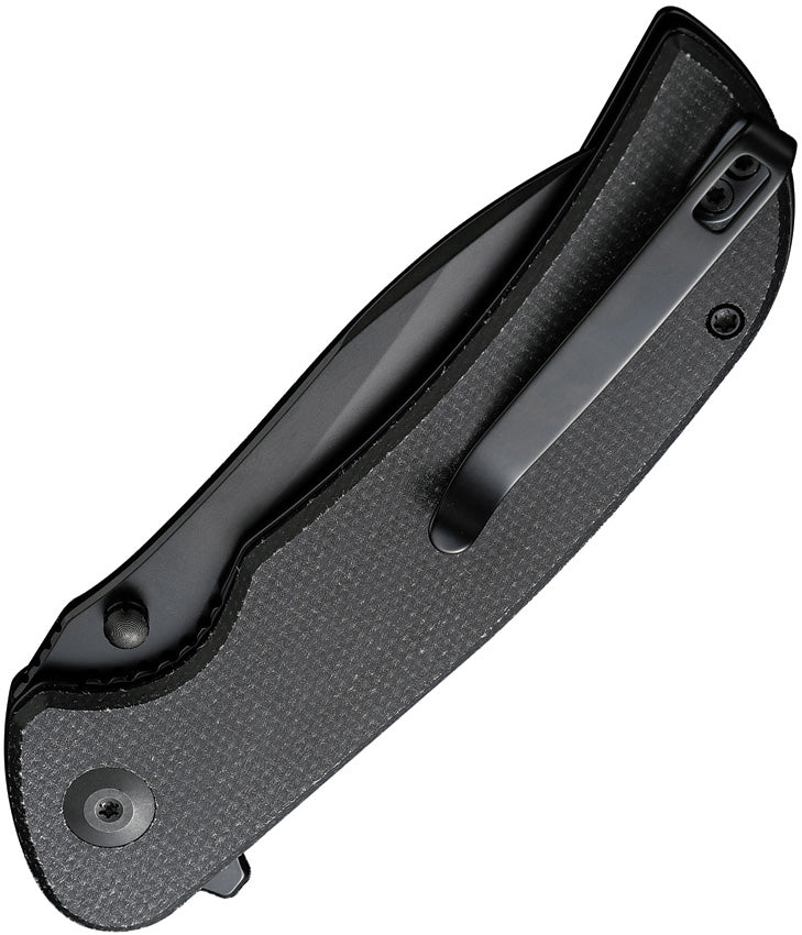 S230773 Sencut Borzam Linerlock Black Micarta