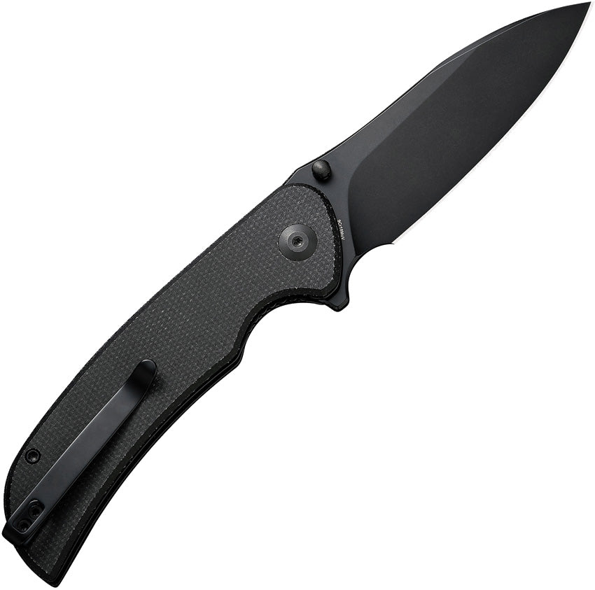 S230773 Sencut Borzam Linerlock Black Micarta