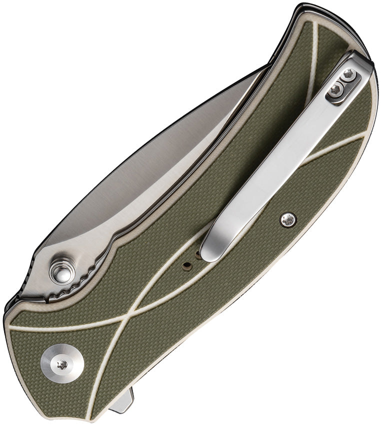 S230972 Sencut Hyrax Linerlock Green