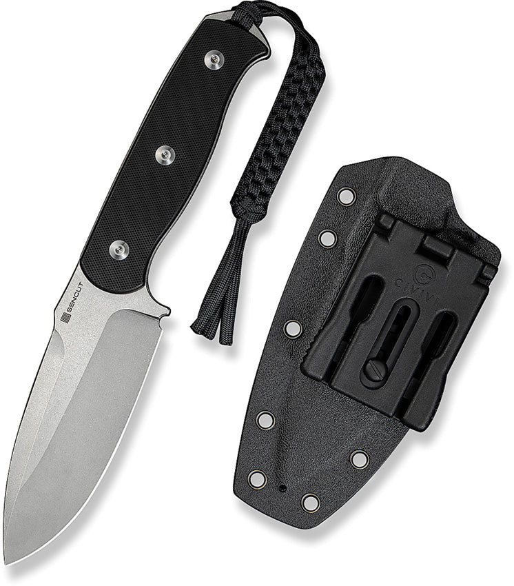 S240361 Sencut Toxodon Fixed Blade Black