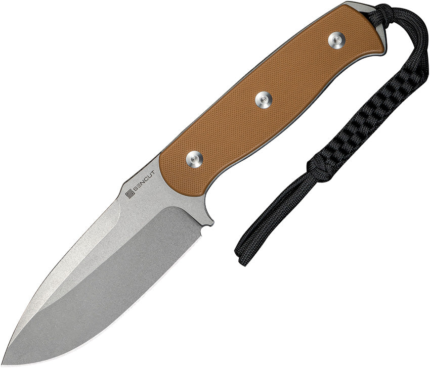 S240363 Sencut Toxodon Fixed Blade Brn G10