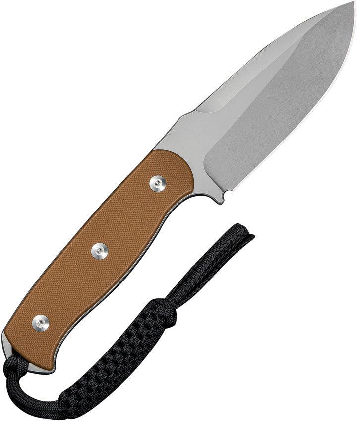 S240363 Sencut Toxodon Fixed Blade Brn G10