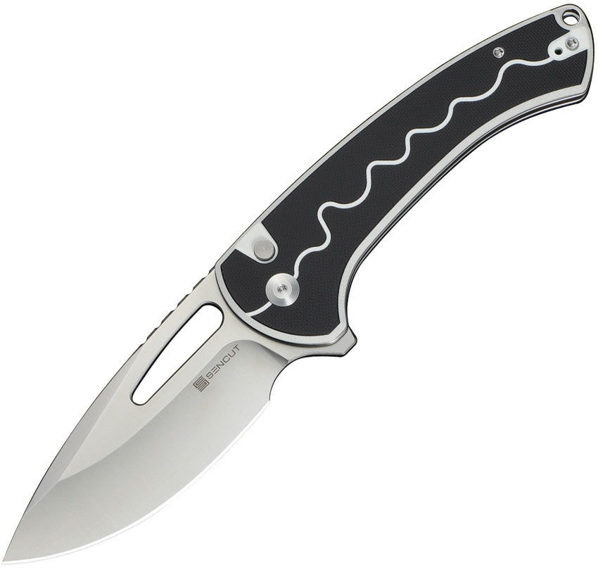 S24082A1 Sencut Squiggy Button Lock Black