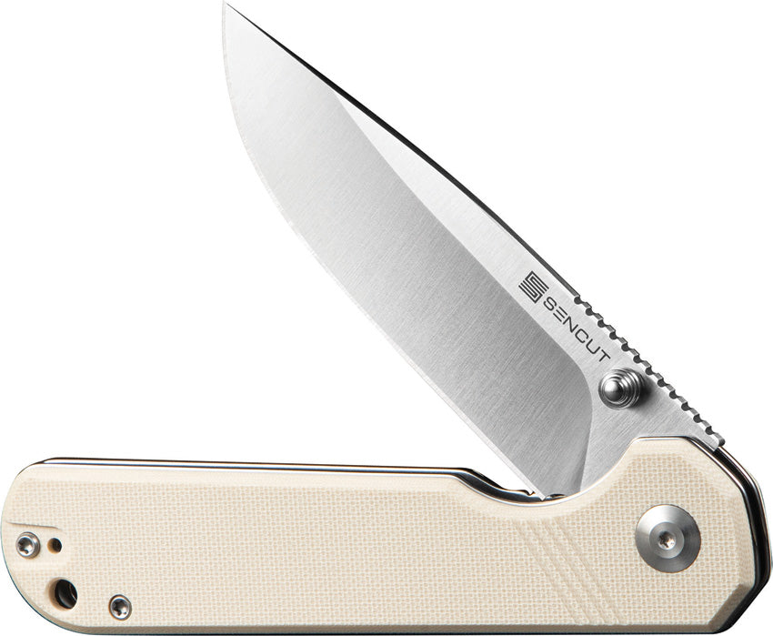 S240951 Sencut Aetheris Linerlock Ivory G10