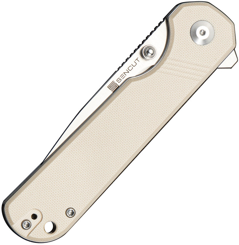 S240951 Sencut Aetheris Linerlock Ivory G10