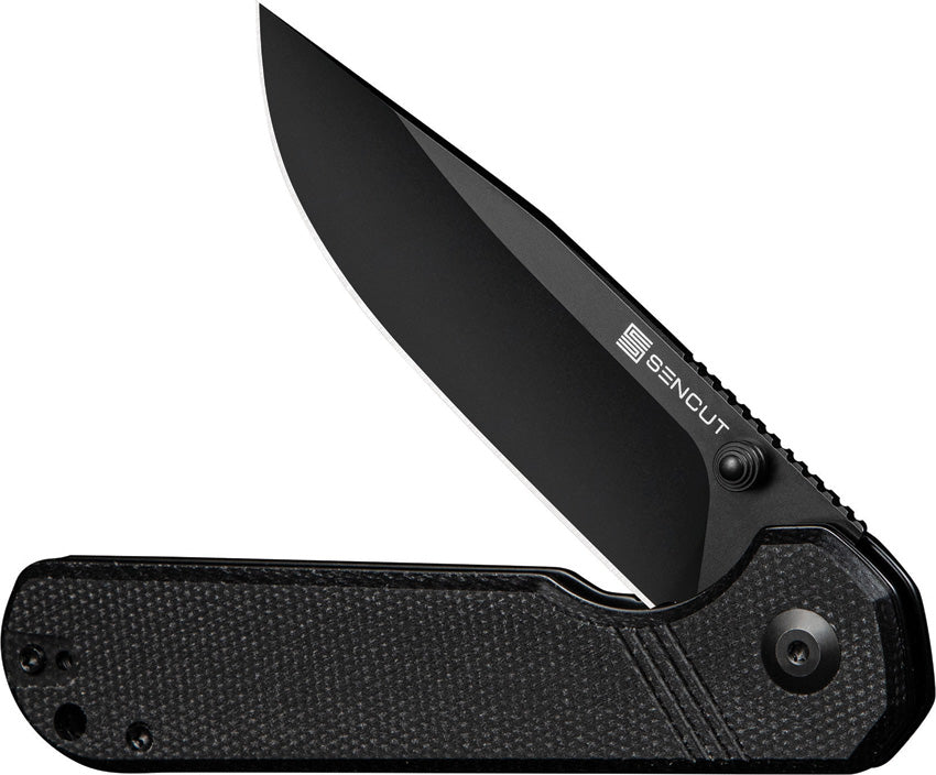 S240953 Sencut Aetheris Linerlock Blk Mic