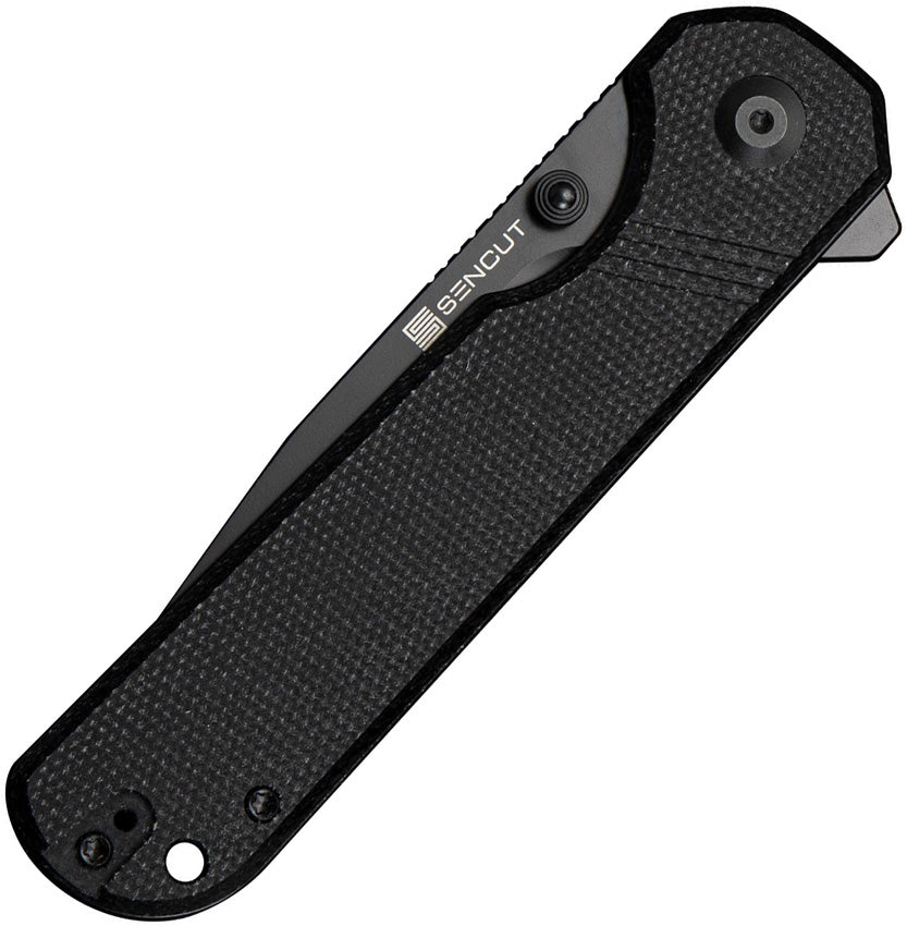 S240953 Sencut Aetheris Linerlock Blk Mic