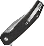 S250382 Sencut Vornix Linerlock Black Micarta