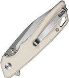 S250552 Sencut Stratex Linerlock Ivory