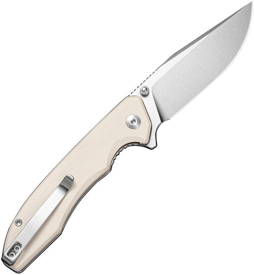 S250562 SENCUT Sylor Linerlock Ivory G10