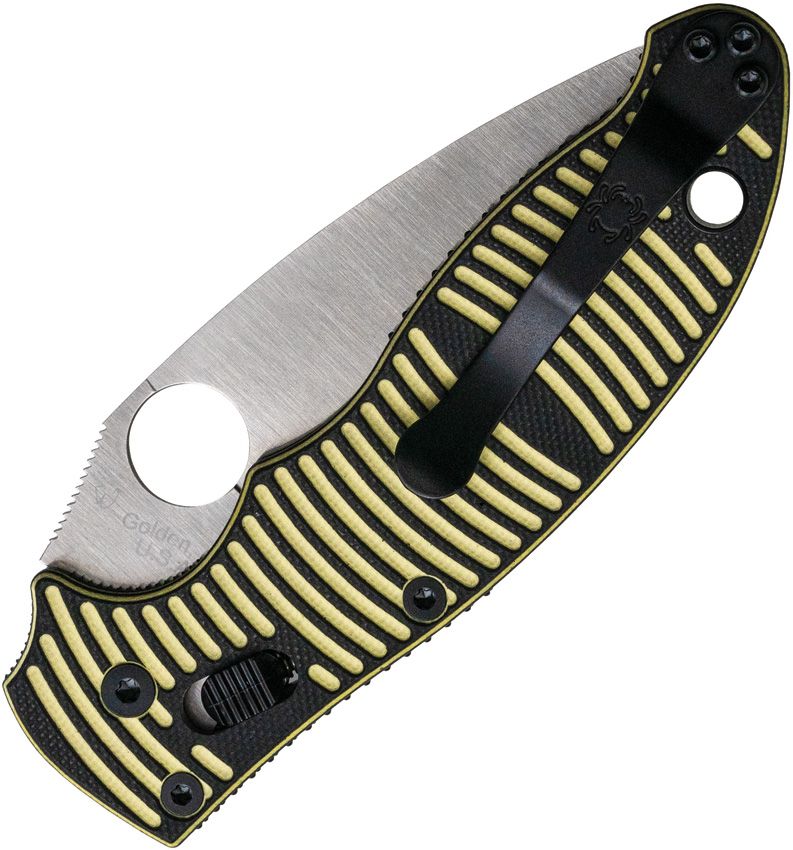 SC101GBKYLMCP2 Spyderco Manix 2 Ball Bearing Lock Yel