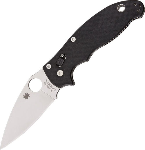 SC101GP2: Spyderco Manix 2, black G10 handle, 3.38" MagnaMax blade, Ball Bearing Lock