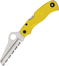 SC118SYL Spyderco Saver Salt Lockback Yellow