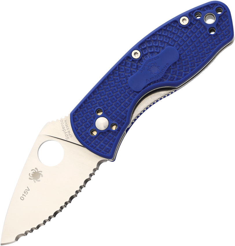 SC148SBL Ambiciózní Linerlock Blue Serr