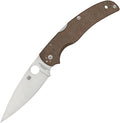 SC244MPCW Spyderco Native Chief Brown Micarta