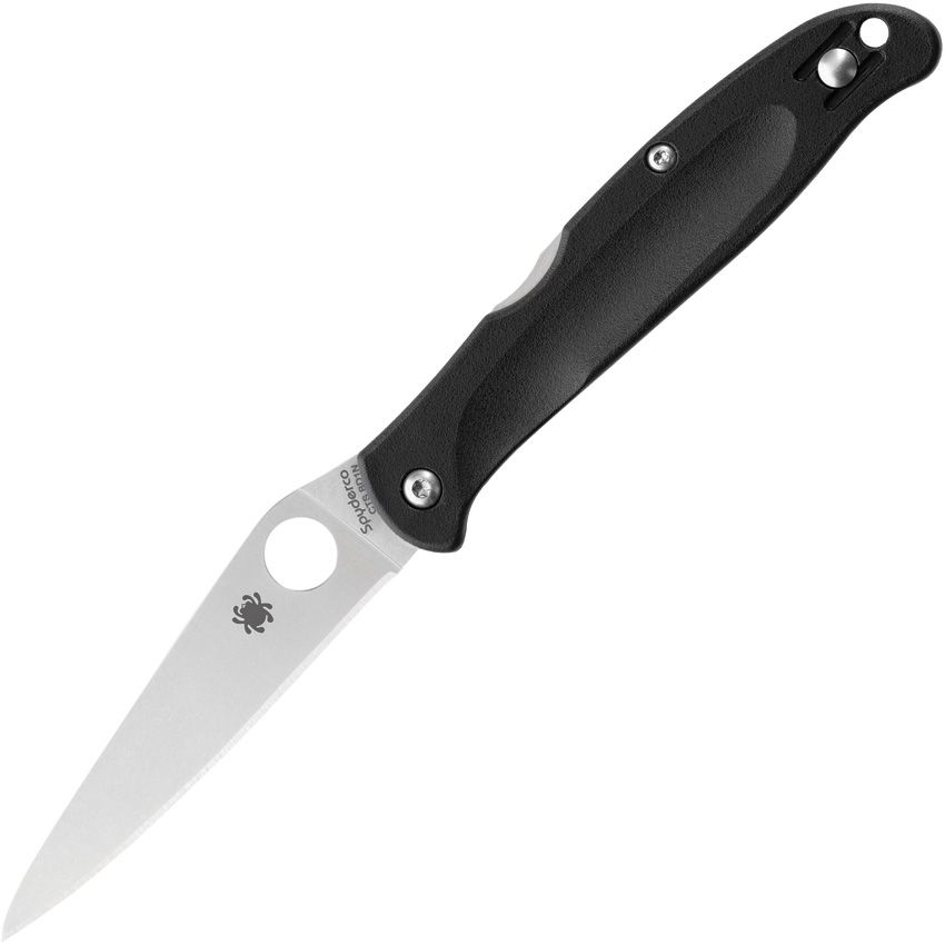 SC259PBK: Spyderco Charisma lockback, black FRN handle, 3" satin CTS-BD1 blade