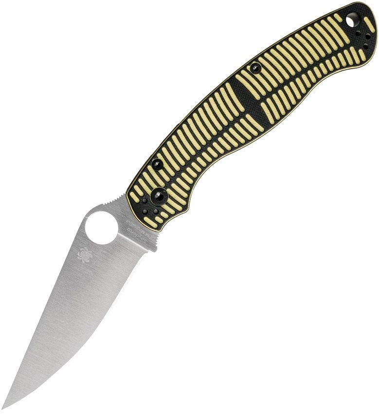 SC36GBKYLMCP2 Spyderco Military 2 Salt Compr Lock Ylw