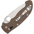 SC95MPCW2 Manix 2 XL Brn Canvas Micarta