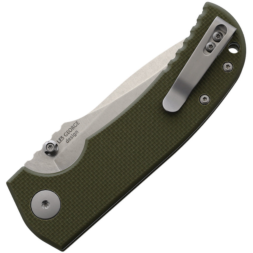 SFBL8GR Astor Linerlock Green G10