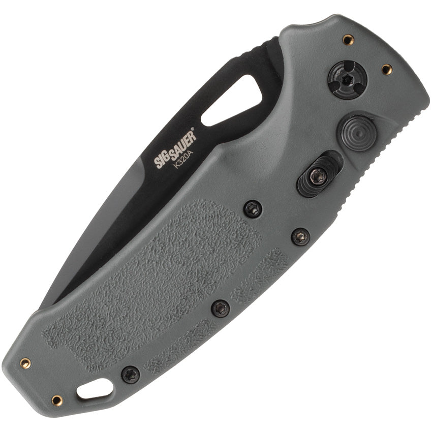 SIG36332 Auto K320A Button Lock Gray