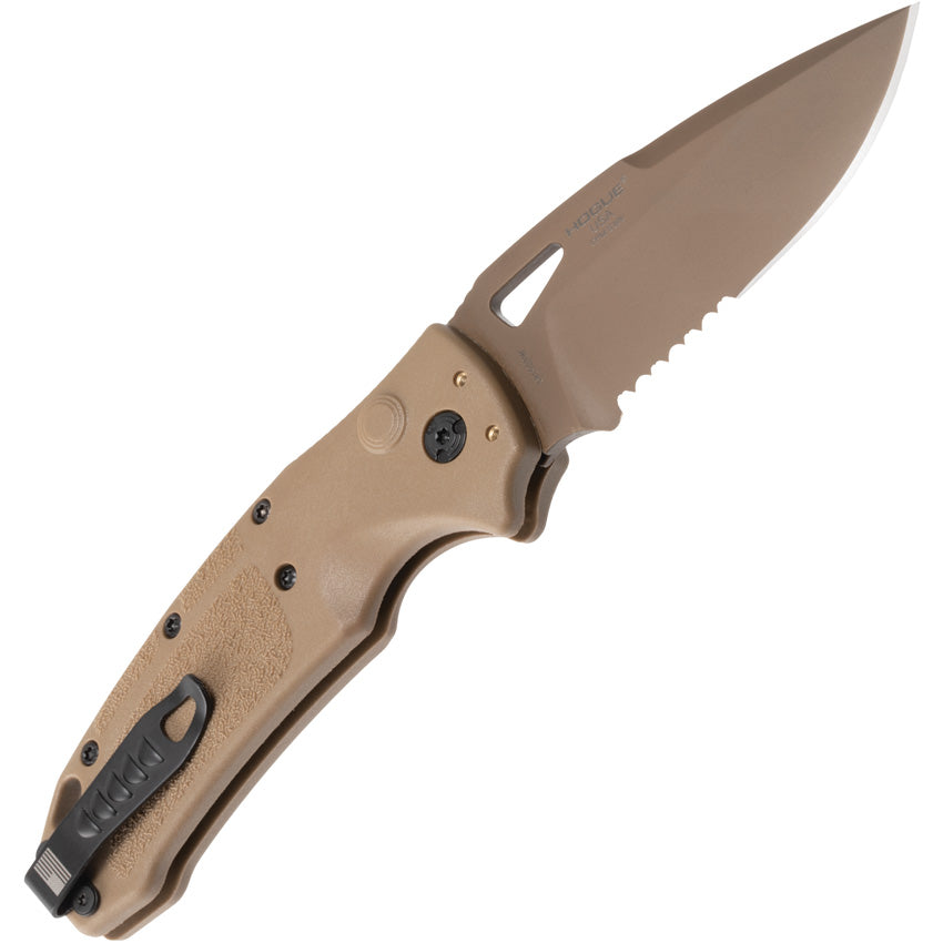 SIG36333 Auto K320A Button Lock Tan